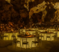 Fancy dinner and entertainment in a 150-million-year cave?